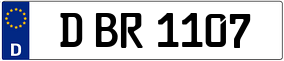 Truck License Plate